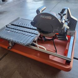 Rigid Wet Tile Saw