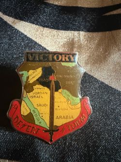 Desert storm pin