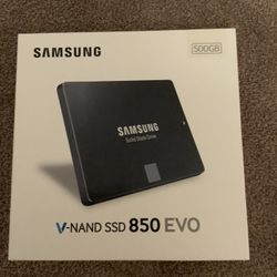 New Samsung 500gig SSD EVO