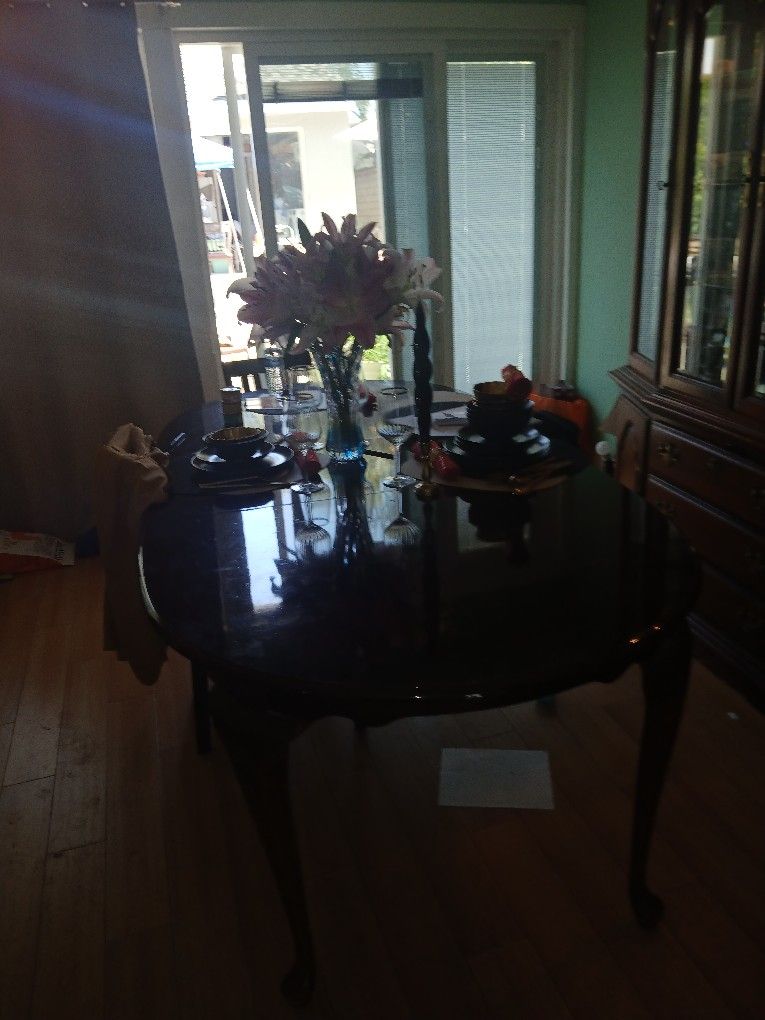Solid Wood Dining Room Table