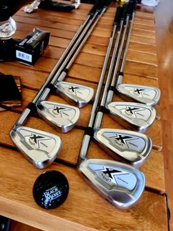 Callaway⛳️X Forged Men's Iron Set🔥4-PW With Project-X 6.0 Steel Stiff Shaft's...🌟