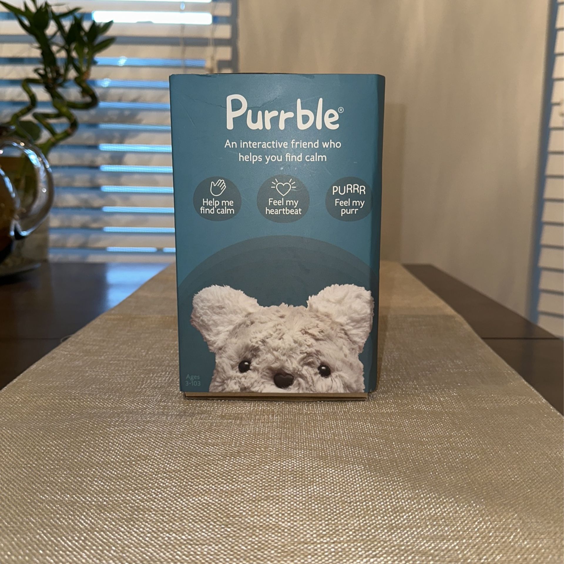 *New* Purrble an Interactive Cuddly Companion Toy