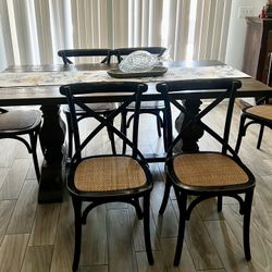 Arhaus Cadence Dining Chairs (6)