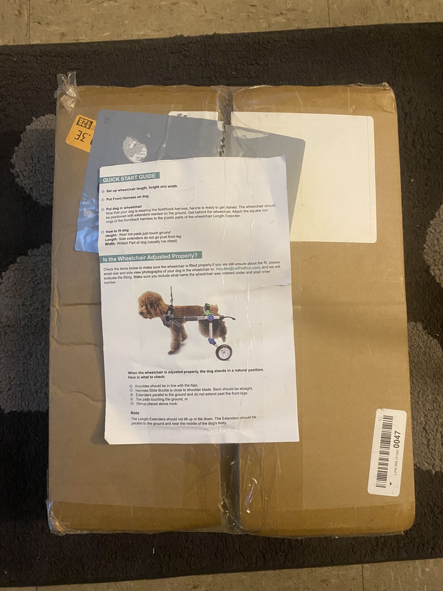 Dog Wheel Chair Size 2