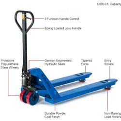 GLOBAL INDUSTRIAL PALLET JACK 
