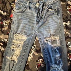 Ripped American Eagle Jeans 