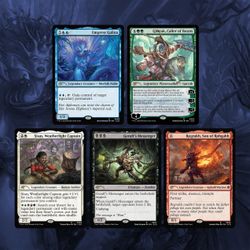 New MTG Foil Secret Lair Left Handed Cards