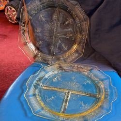 Depression Glass Plates
