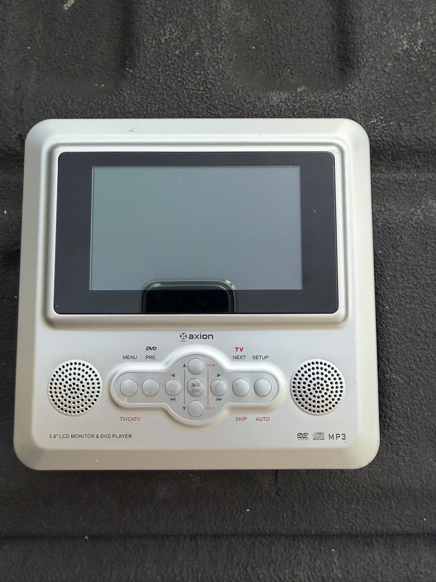 Vintage Axion Portable 3.5” LCD Monitor & DVD Player