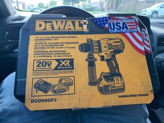 Dewalt hammerdrill kit 2 battery charger new in the box $200 obo