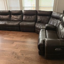 Leather Sectional Couch