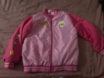 Pink nintendo princess peach  jacket