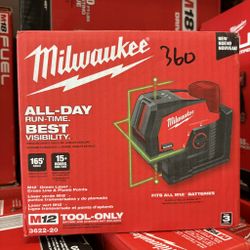 Milwaukee new laser 12M