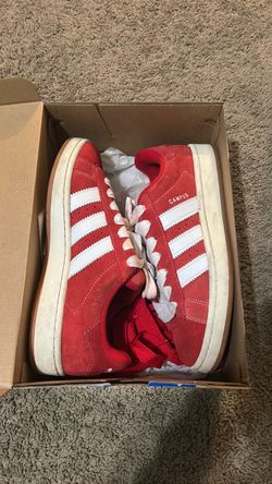 Adidas Campus Sneakers Red Suede