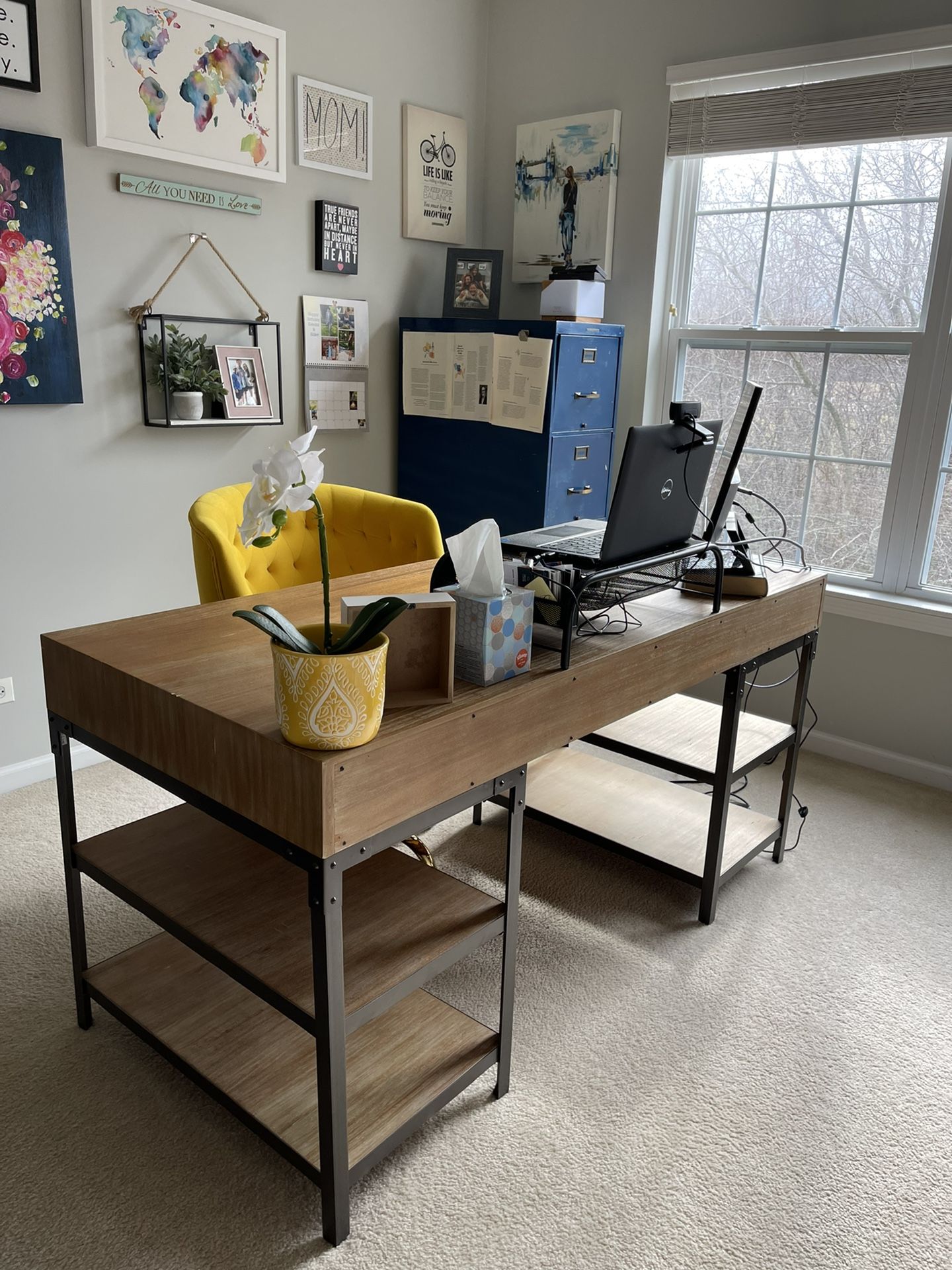 World Market Desk Wood & Metal Teagan Desk