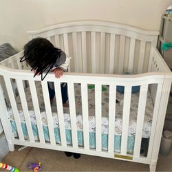 Convertible Baby Crib 4in1 + Mattress
