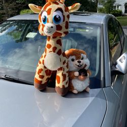 Two Cute Stuffed Animals