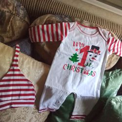 Baby 1st Christmas Outfit & Baby 1st year Set