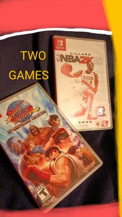 Nintendo switch games $25 pair
