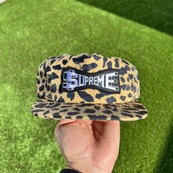 Supreme Skew Nylon 5 Panel Cheetah