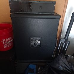 18 Inch Pasive Subwoofer. Altec Amplifier 