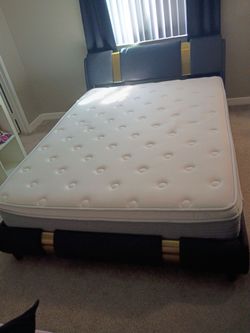 Queen Size Bed and Mattress