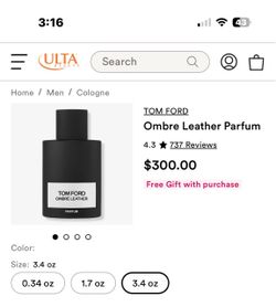 Tom Ford Ombré Learher cologne