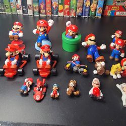 Mario Figure Lot Of 19 Pcs
