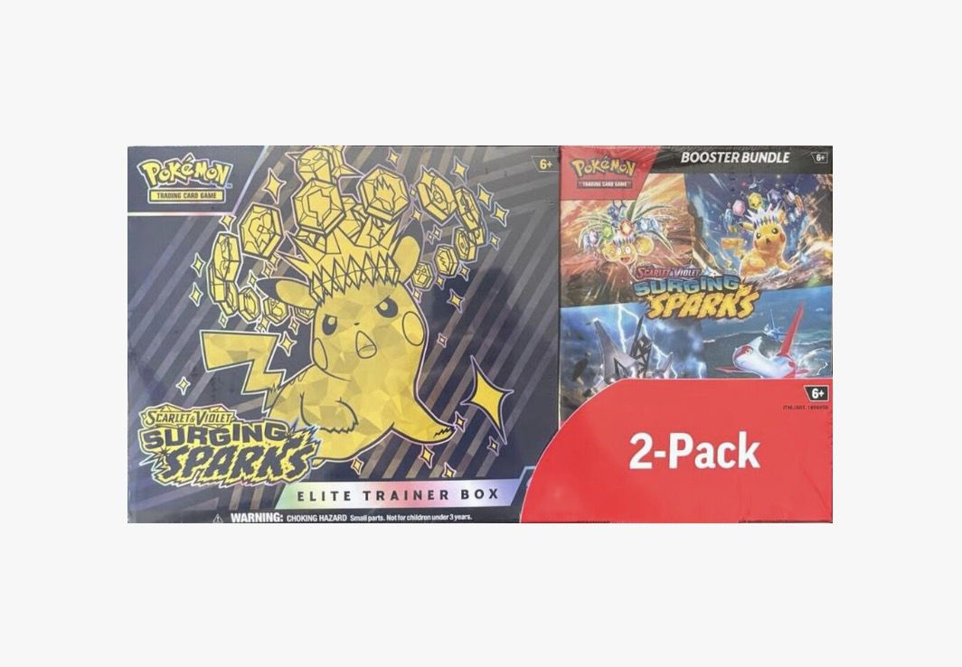 Surging Sparks ETB + Booster Bundle