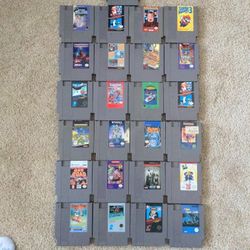 25 NES Games – Mario 3, Beetlejuice, Chip ’n Dale – Untested Lot