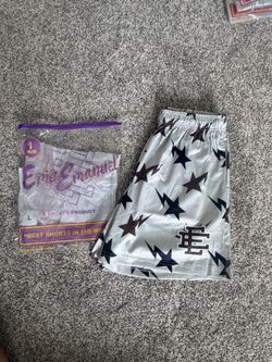 Eric Emanuel x BAPE EE Basic Short 'Cream/Brown/Navy Size large