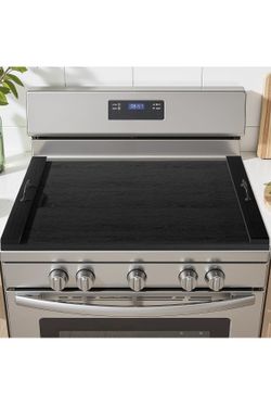 Wooden Stove Top Cover / Noodle Board with Handles – 30 x 22 in