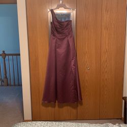 Plum Bridal/prom/ Homecoming Dress