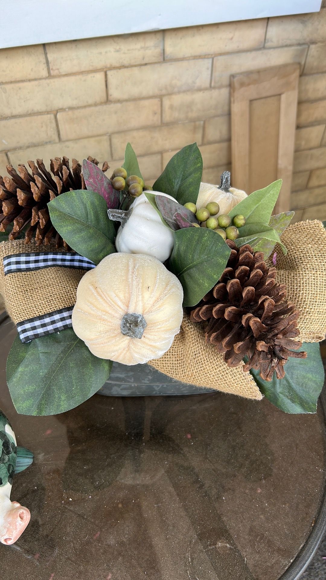 Beautiful decorative artificial pot
