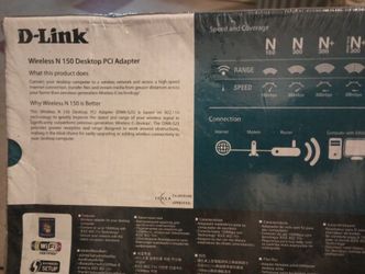 Wireless N 150 Desktop PCI adapter 