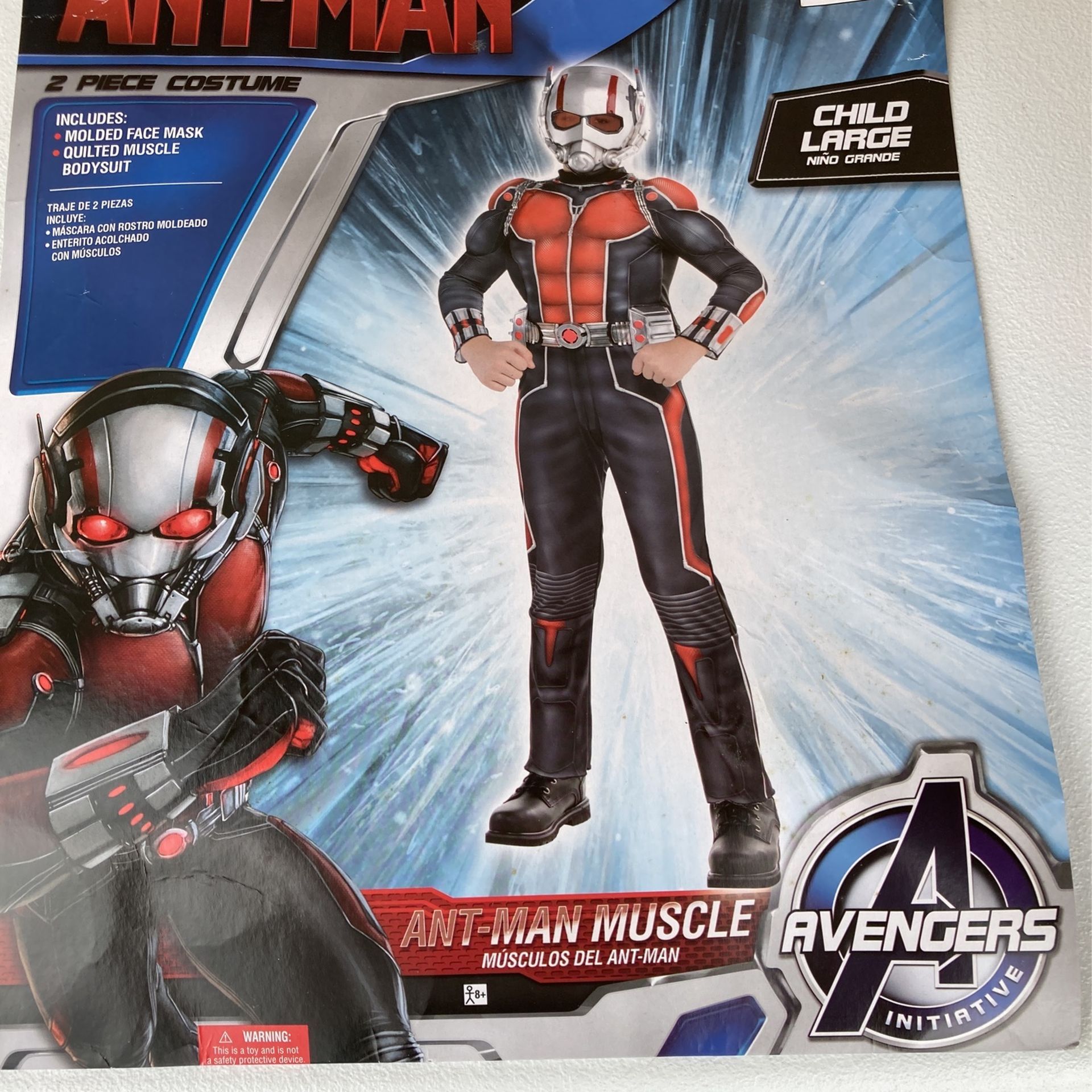 2024 Halloween Costume Marvel Antman Boys Size Large (12-14)