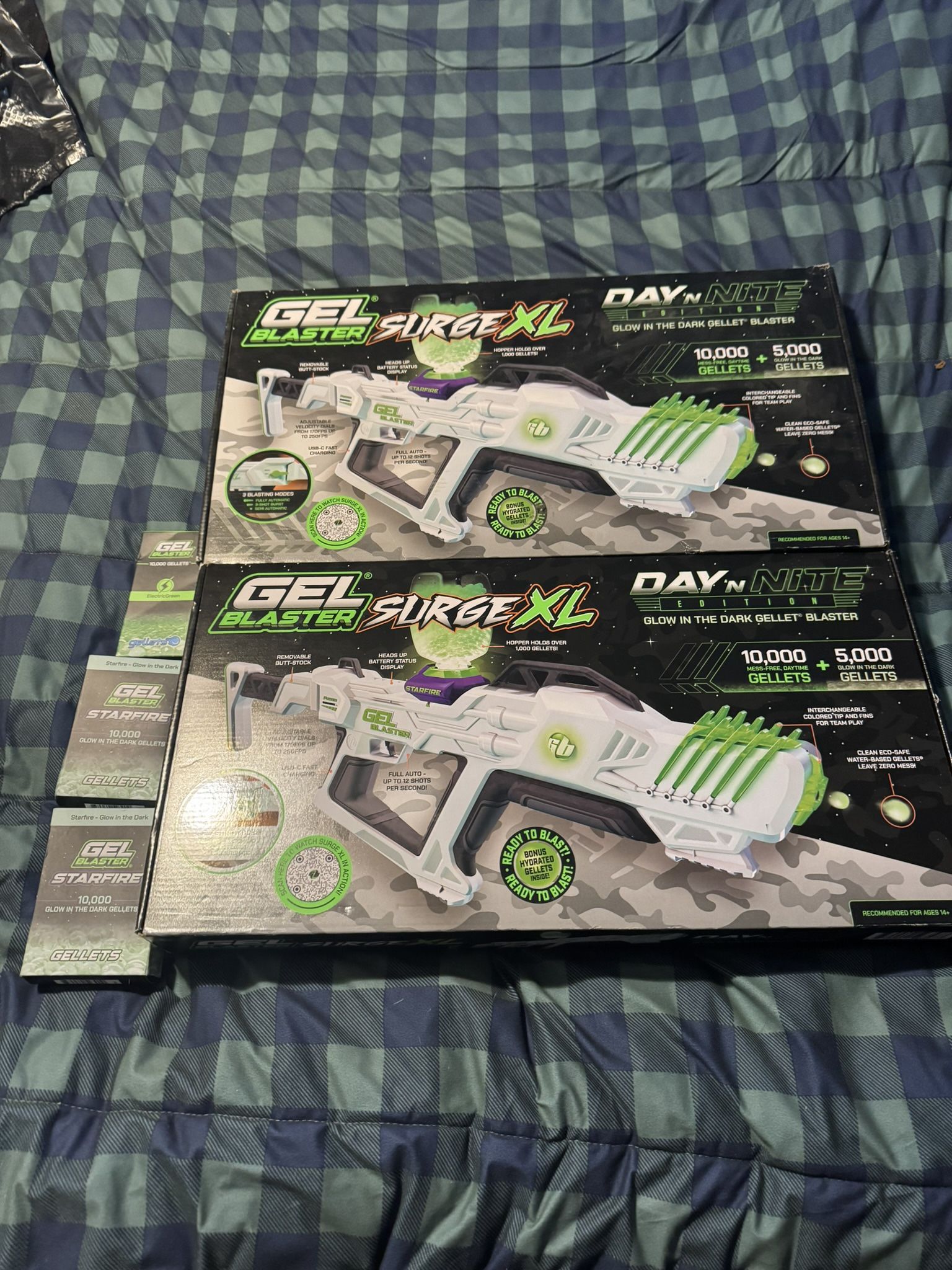  2 Gel Blaster Surger Xl With Gel Beads 