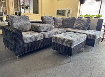 NEW SECTIONAL WITH OTTOMAN AND FREE DELIVERY ORDER HERE PAY ON ARRIVAL