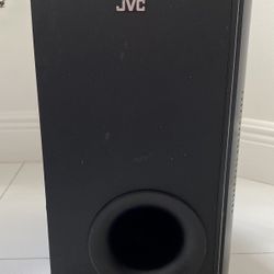 JVC SP-THG50W Black 450W Wired Surround Sound Subwoofer