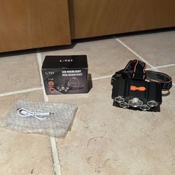 LED Rechargeable Adjustable Headband 