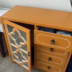 Gold Accent cabinet