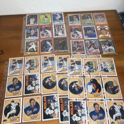 Nolan Ryan Mixed Lot Of Baseball Cards 