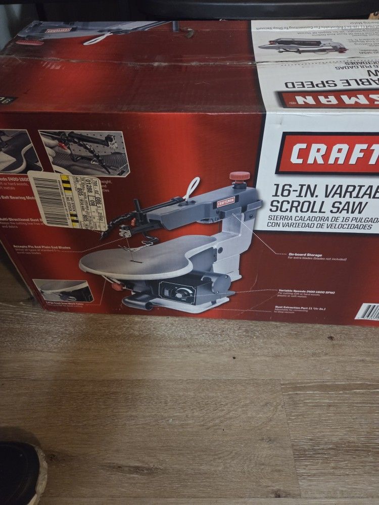 16 In Veritable Speed Scroll Saw CRAFTSMAN