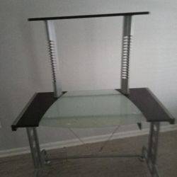 Silver TV Stand/ Table 