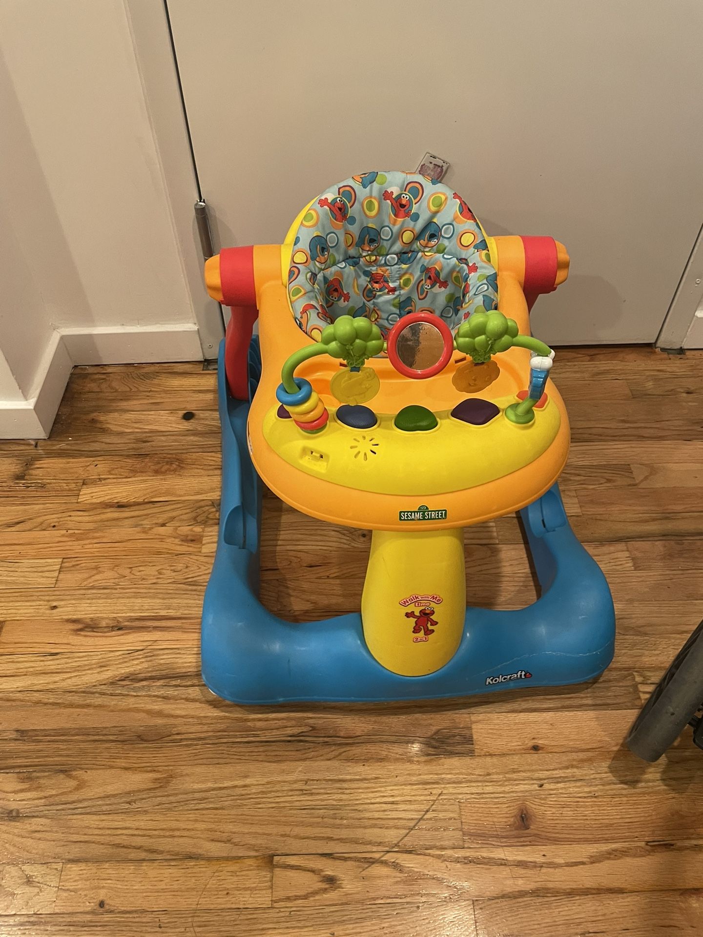 Kolcraft Walk With Me Elmo 2-in-1 Walker! Retails $50-$60! Great