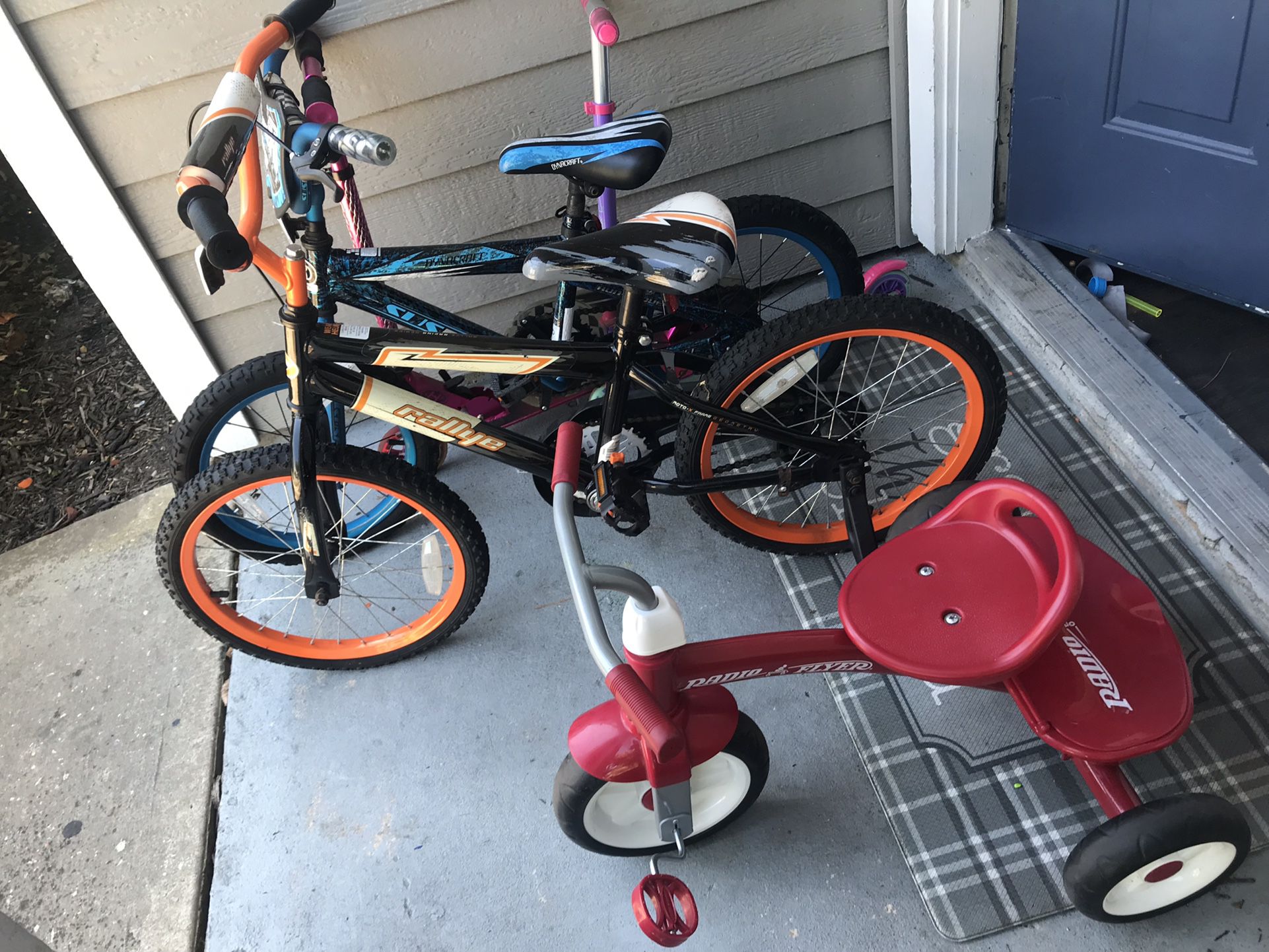 Kids Scooters, Bikes, Tricycle