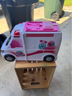 Barbie ambulance with siren