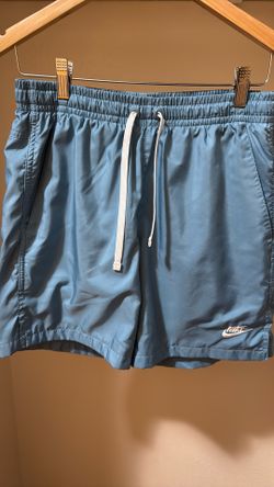 Nike Club Men's Woven Flow Shorts in a light blue