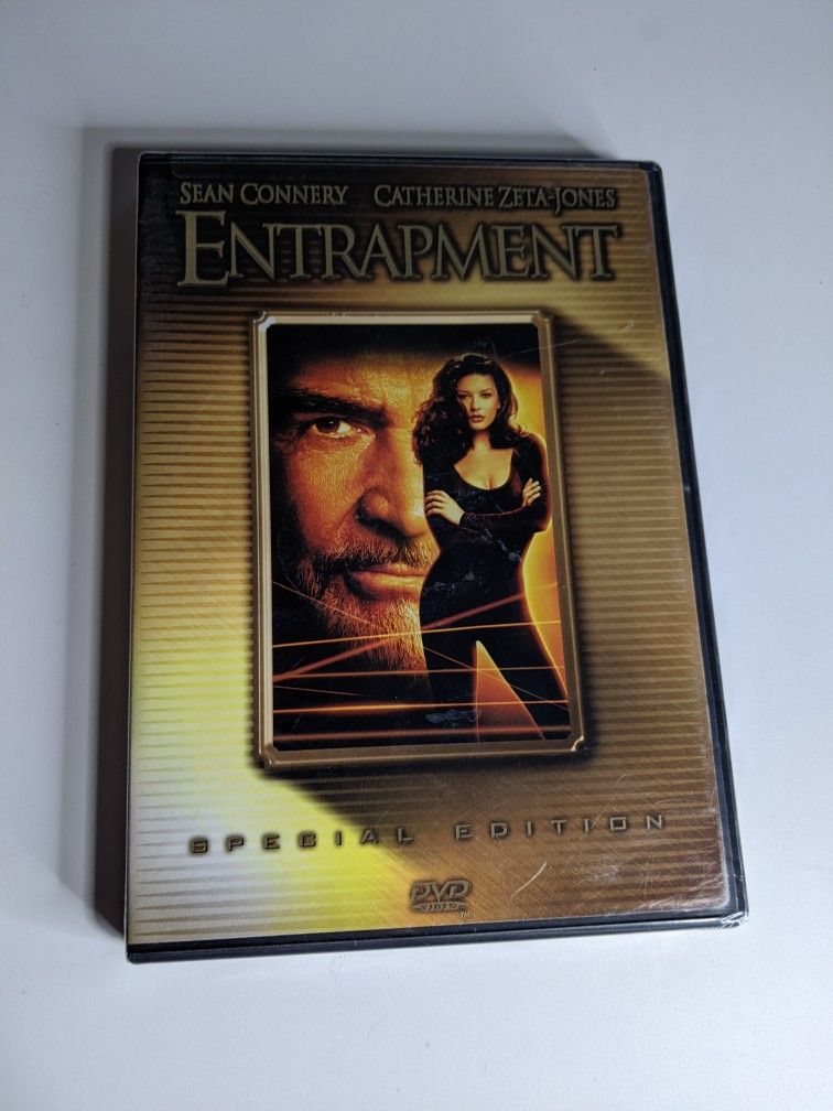 Entrapment Starring Sean Connery And Catherine Zeta Jones DVD Movie Sealed Never Opened Sealed In Plastic