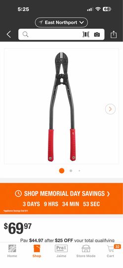 Milwaukee bolts cutter